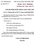 Văn bản đề nghị thẩm duyệt thiết kế về phòng cháy và chữa cháy