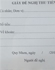 Thông báo nộp lệ phí cấp giấy phép quy hoạch
