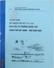 Thuyết minh quy hoạch chi tiết tỷ lệ 1/500