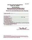 Đơn đề nghị thuê đất