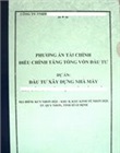 Phương án tài chính cho việc tăng công suất
