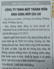 Nội dung đăng báo (VN và/hoặc EN)