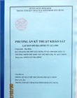 Phương án kỹ thuật khảo sát lập bản đồ địa hình tỷ lệ 1/500