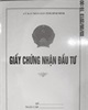 Bản sao Giấy chứng nhận đăng ký đầu tư được chứng thực 