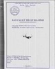 Geo-technical survey report related to construction drawings and notes on the designing