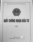 Bản sao giấy chứng nhận đầu tư được chứng thực 