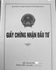 Bản sao giấy chứng nhận đầu tư được chứng thực 