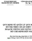 Quy định về quản lý quy hoạch đối với các dự án trong khu đô thị trong khu kinh tế