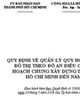 Quy định về quản lý quy hoạch đối với các dự án trong khu đô thị trong khu kinh tế