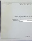 Dự toán tổng mức đầu tư dự án, công trình