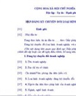 Bản đề nghị đăng ký lại và chuyển đổi doanh nghiệp