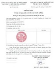 Nội dung công bố con dấu doanh nghiệp